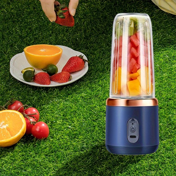 ➡️ Mini Blender Portable – Smoothies & Jus Frais Partout 🌿
